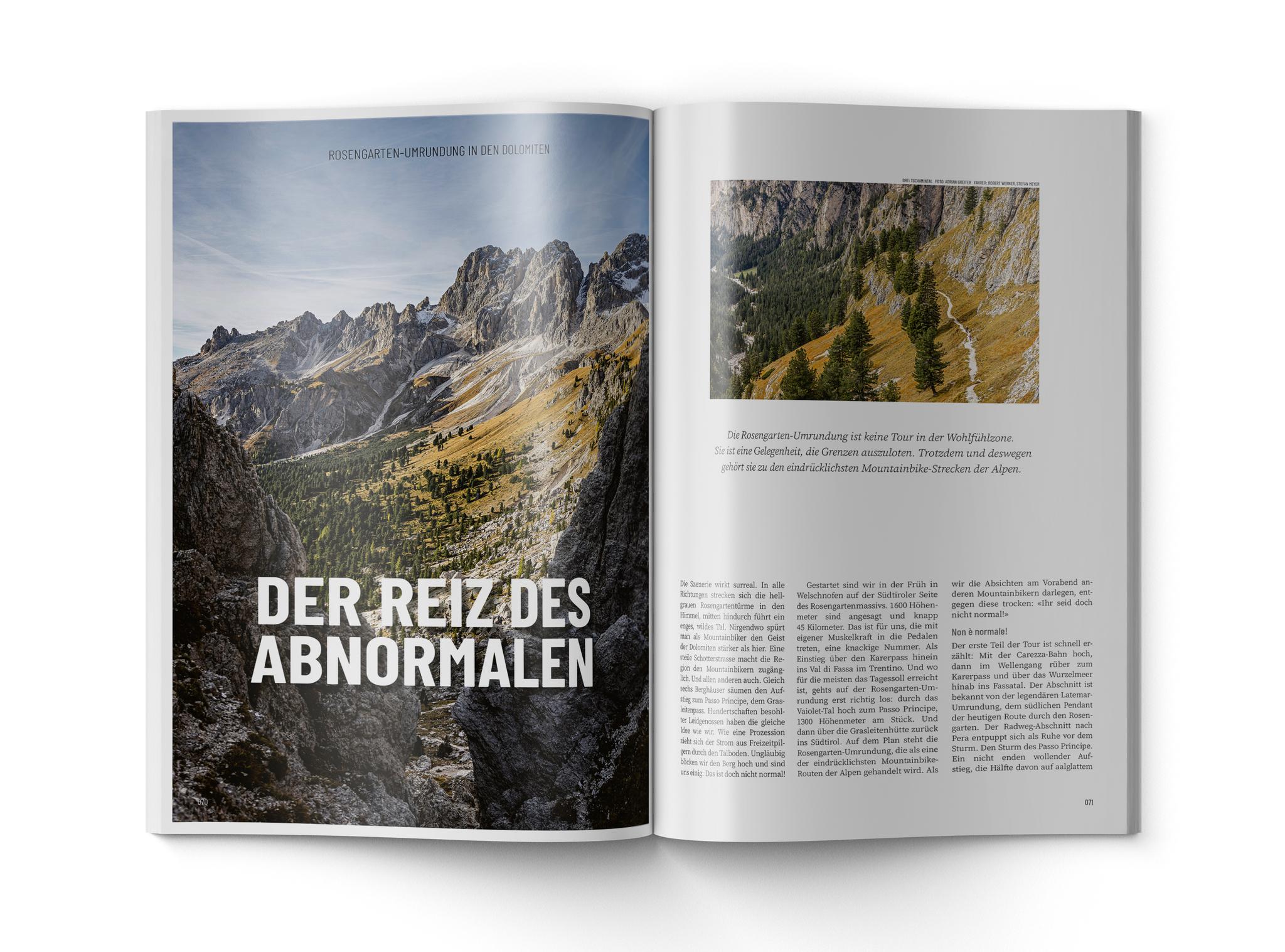 Ride N°82 - Februar 2023: Rosengarten-Umrundung (Dolomiten Südtirol)